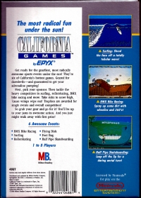 California Games Box Art