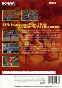 ESPN International Track & Field Box Art