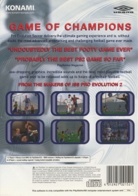 Pro Evolution Soccer Box Art