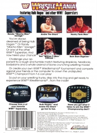 WWF WrestleMania (oval seal) Box Art