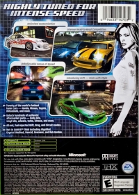 Need for Speed: Underground - Platinum Hits Box Art