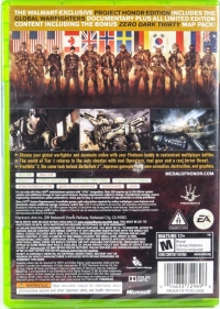 Medal of Honor: Warfighter - Project Honor Edition Box Art