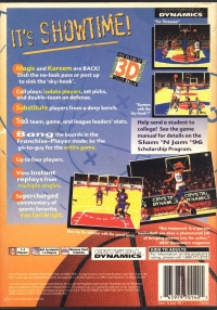 Slam 'n Jam '96 featuring Magic & Kareem (long box) Box Art