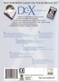 DC-X for Dreamcast Box Art