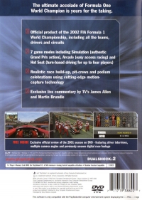 Formula 1 2002 Box Art