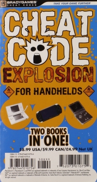 Cheat Code Explosion for Consoles / Cheat Code Explosion for Handhelds (Covers All Guitar Hero Games) Box Art