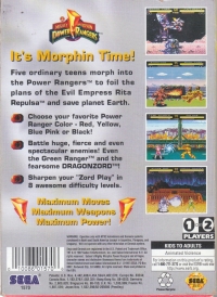 Mighty Morphin Power Rangers - Mega Hit Series Box Art