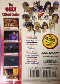 Final Fantasy VIII Official Strategy Guide (Electronics Boutique) Box Art
