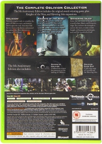 Elder Scrolls IV, The: Oblivion - 5th Anniversary Edition [UK] Box Art