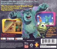 Disney/Pixar Monsters, Inc.: Scream Team Box Art