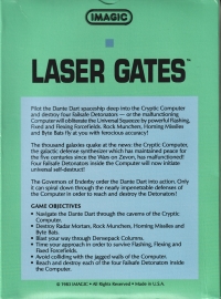 Laser Gates (green box) Box Art