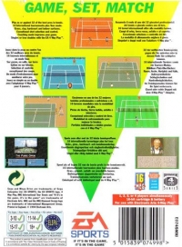 IMG International Tour Tennis Box Art