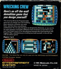 Wrecking Crew (European Version) Box Art