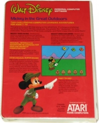 Mickey in the Great Outdoors (cassette) Box Art