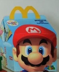 Super Mario McDonald's toy Mario in Warp Pipe Box Art