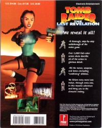 Tomb Raider: The Last Revelation (0-7615-2604-8) Box Art