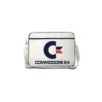 Commodore 64 Retro faux leather Messenger Bag Box Art