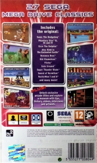 Sega Mega Drive Collection - PSP Essentials Box Art