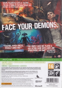 DmC: Devil May Cry Box Art