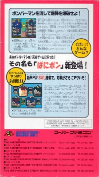 Super Bomberman: Panic Bomber W Box Art