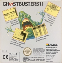 Ghostbusters II Box Art