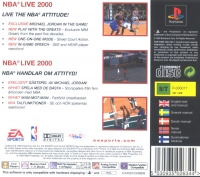 NBA Live 2000 - Classics Box Art