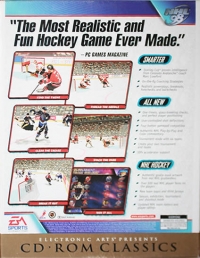 NHL 98 - CD-ROM Classics Box Art