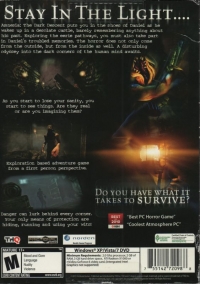 Amnesia: The Dark Descent Box Art