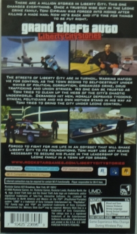 Grand Theft Auto: Liberty City Stories - Greatest Hits Box Art