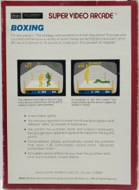 Boxing (Super Video Arcade) Box Art