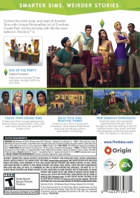 Sims 4, The - Limited Edition Box Art