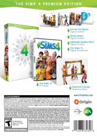 Sims 4, The - Premium Edition Box Art