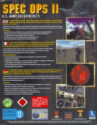 Spec Ops II: U.S. Army Green Berets Box Art