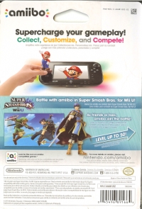 Super Smash Bros. - Marth (gray Nintendo logo) Box Art
