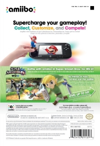 Super Smash Bros. - Toon Link (gray Nintendo logo) Box Art