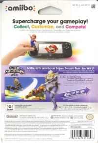 Super Smash Bros. - Sheik (gray Nintendo logo) Box Art