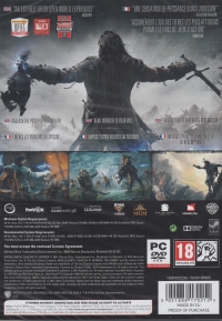 Middle-earth: Shadow of Mordor Box Art