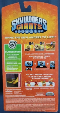Skylanders Giants - Flameslinger (golden) Box Art