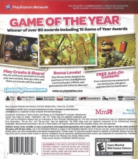 LittleBigPlanet: Game of the Year Edition - Greatest Hits [CA] Box Art