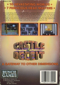 Castle of Deceit (blue cartridge) Box Art