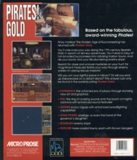 Pirates! Gold (MAC CD) Box Art
