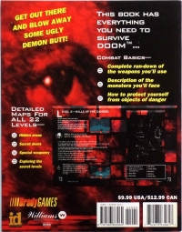 Official Doom Player's Guide for Super NES Box Art