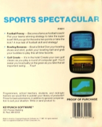 Arcade Games & Sports Spectacular 1 Box Art