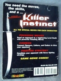 Totally Unauthorized Guide to Killer Instinct Box Art