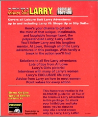 Official Book of Leisure Suit Larry, The - Special Edition - First Edition Box Art