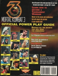 Mortal Kombat 3 Official Power Play Guide Box Art