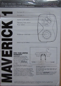 QuickShot Maverick 1 Box Art