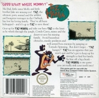 Taz-Mania [UK] Box Art