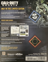 Call of Duty: Ghosts Limited Edition Strategy Guide Box Art