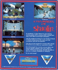 Chambers of Shaolin (cassette) Box Art